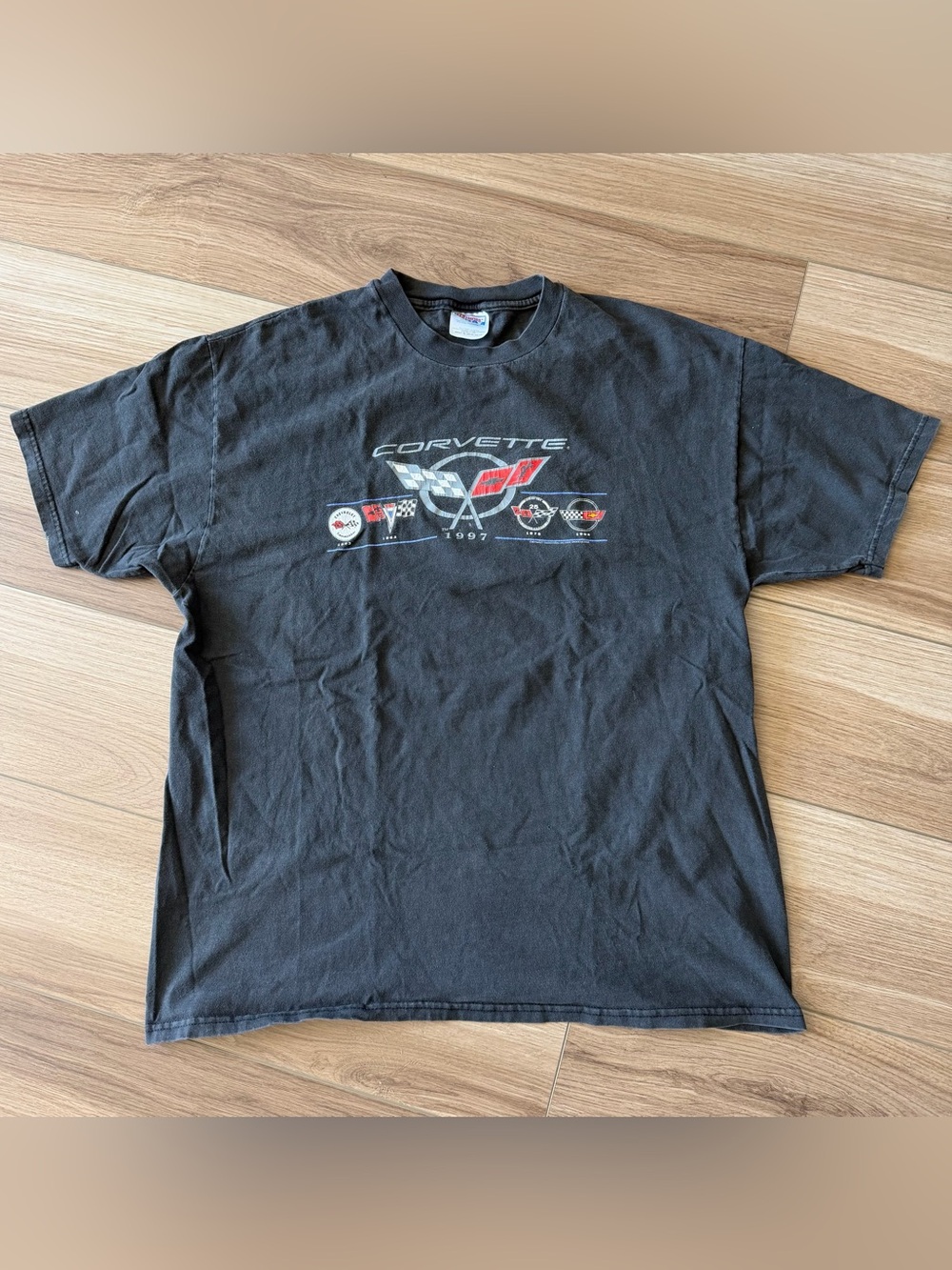 Vintage 1997 Corvette Black T-Shirt